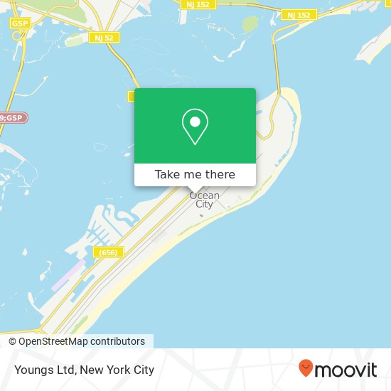 Mapa de Youngs Ltd