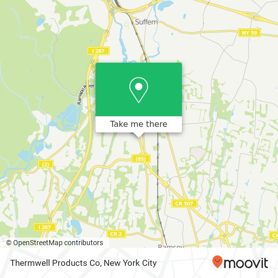 Thermwell Products Co map