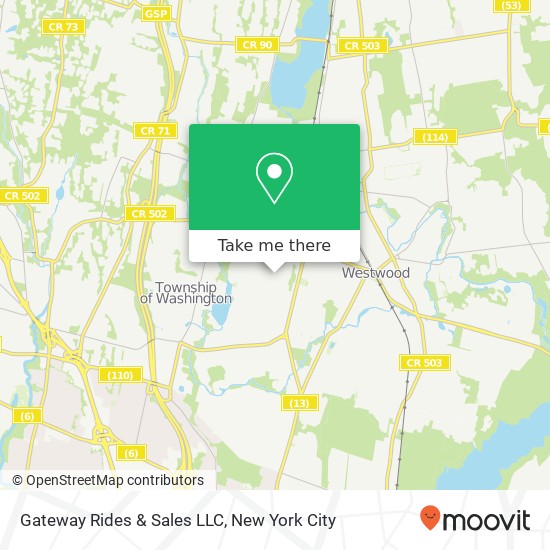 Mapa de Gateway Rides & Sales LLC