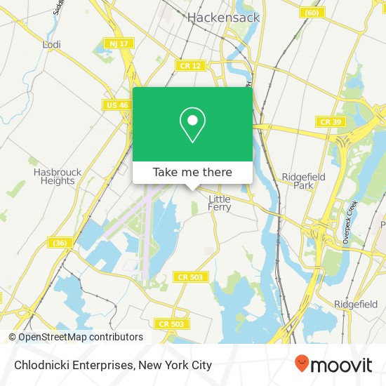 Chlodnicki Enterprises map