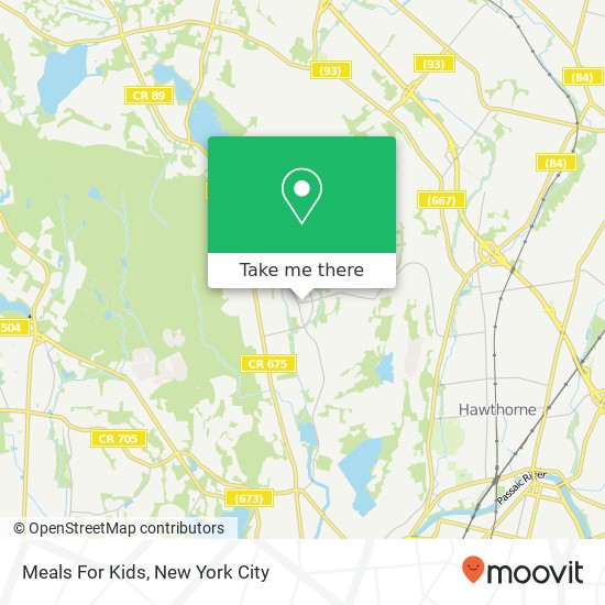 Meals For Kids map