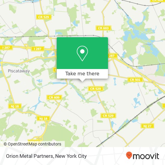 Orion Metal Partners map