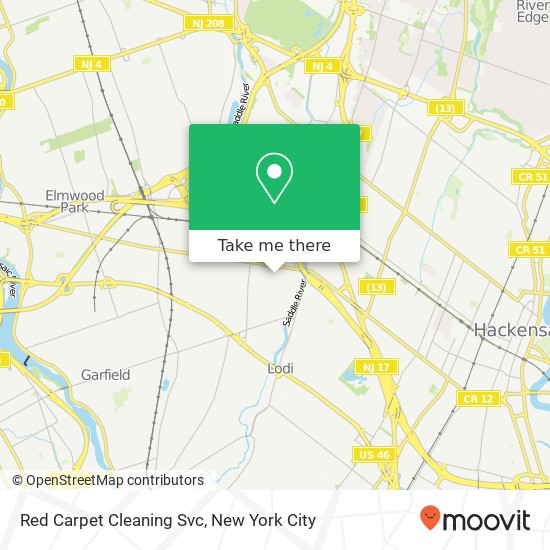 Red Carpet Cleaning Svc map