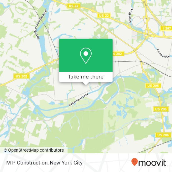 Mapa de M P Construction