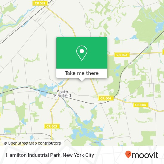 Hamilton Industrial Park map