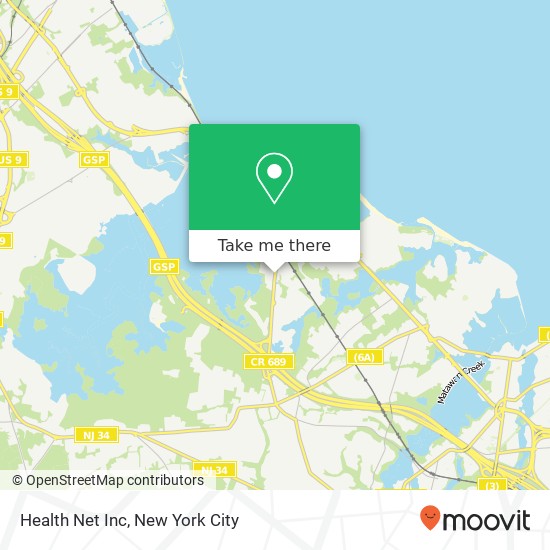 Health Net Inc map