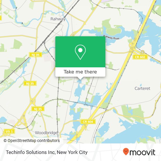 Mapa de Techinfo Solutions Inc
