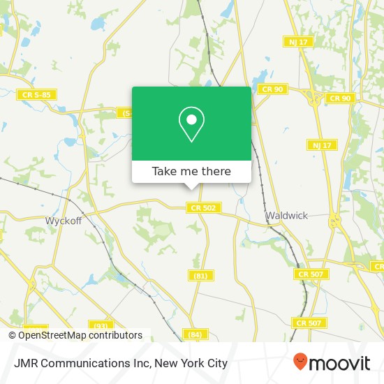 JMR Communications Inc map