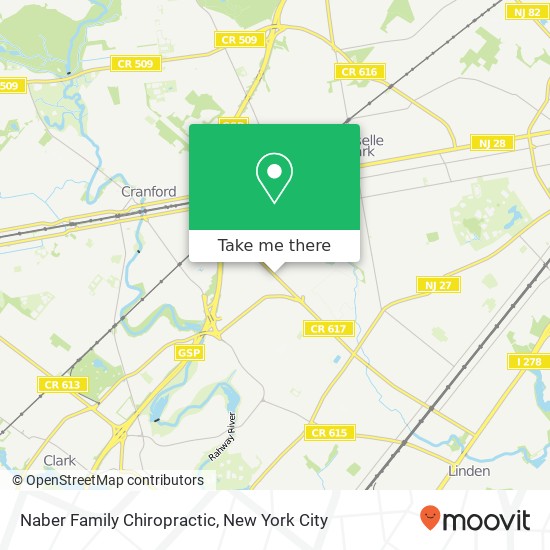 Naber Family Chiropractic map