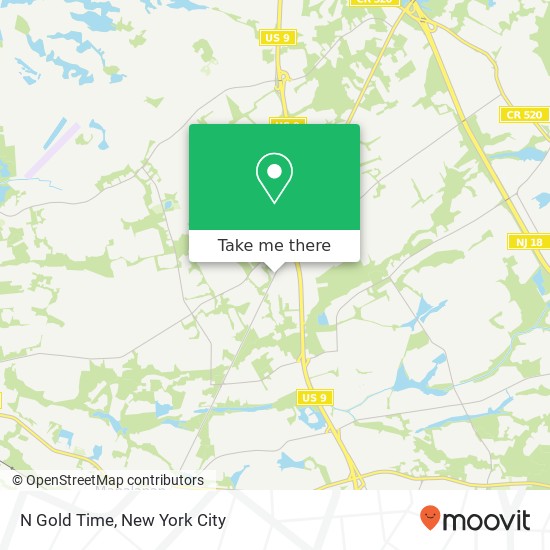 N Gold Time map