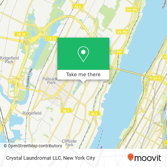 Mapa de Crystal Laundromat LLC