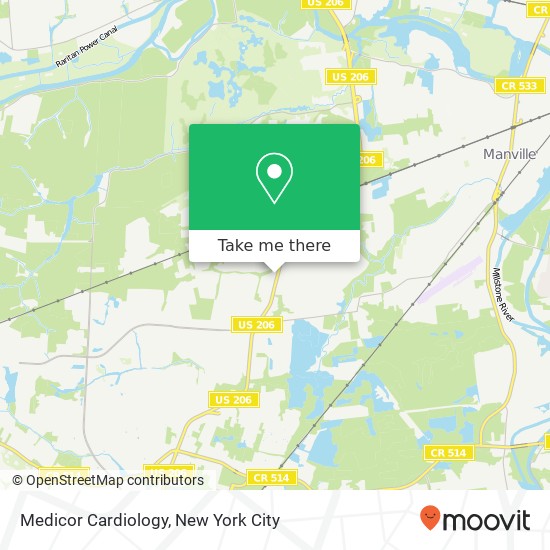 Medicor Cardiology map