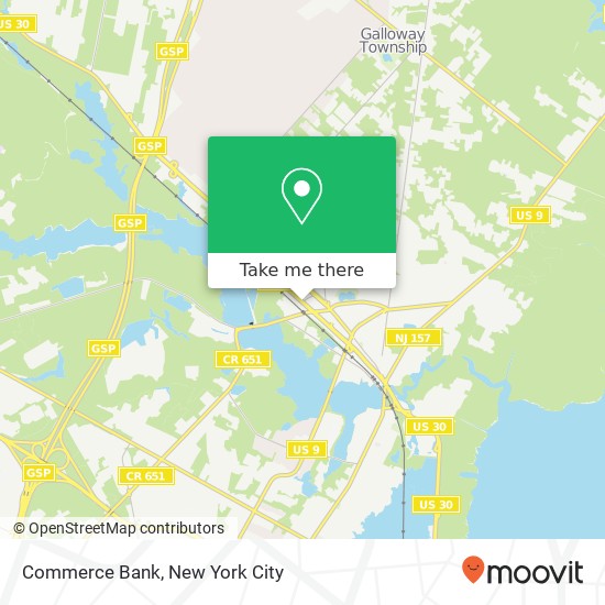 Commerce Bank map