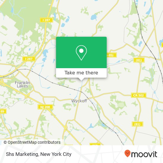 Mapa de Shs Marketing