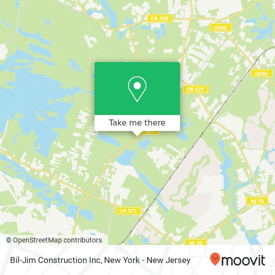 Bil-Jim Construction Inc map