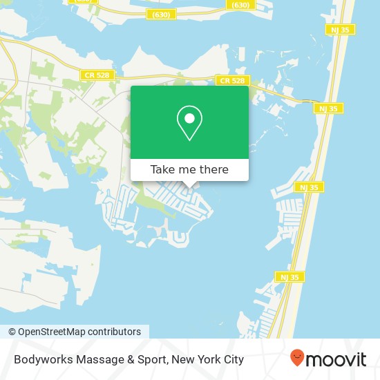 Mapa de Bodyworks Massage & Sport