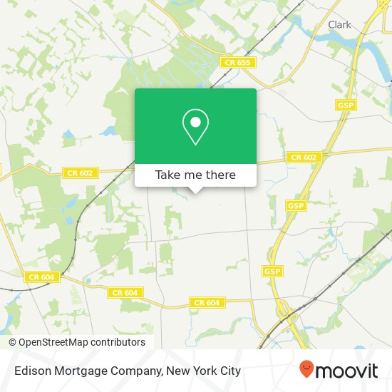 Edison Mortgage Company map