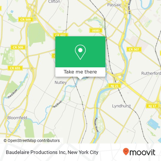 Baudelaire Productions Inc map