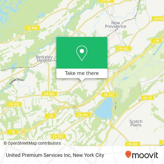 Mapa de United Premium Services Inc