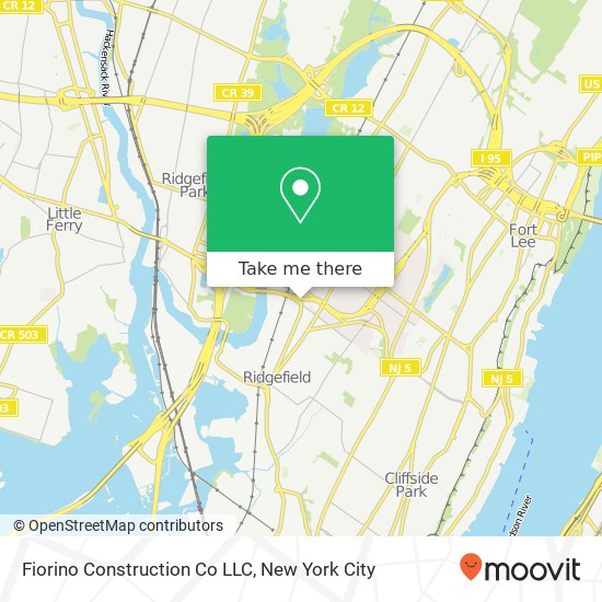 Mapa de Fiorino Construction Co LLC