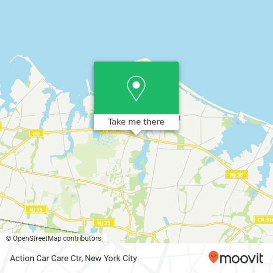 Action Car Care Ctr map