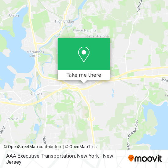 AAA Executive Transportation map