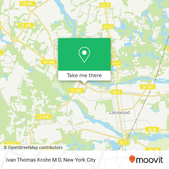 Mapa de Ivan Thomas Krohn M D