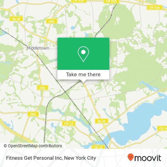 Mapa de Fitness Get Personal Inc