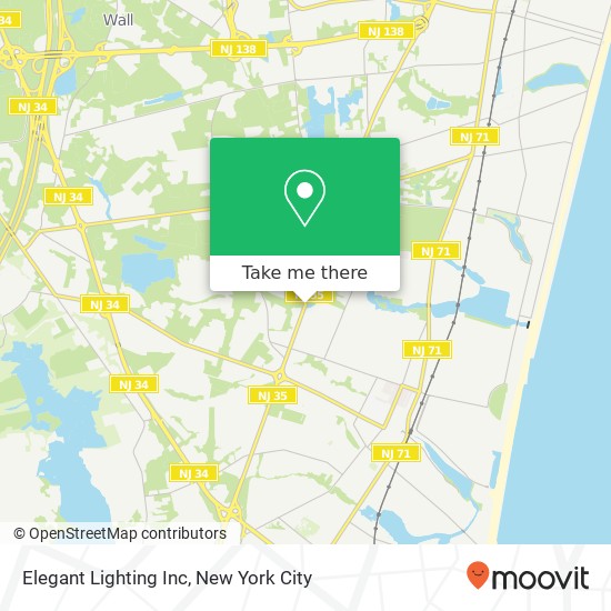 Mapa de Elegant Lighting Inc