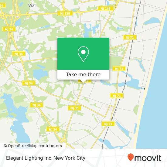 Elegant Lighting Inc map