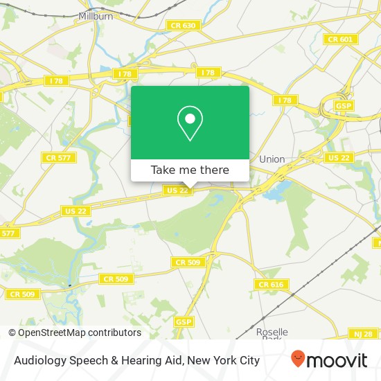 Audiology Speech & Hearing Aid map