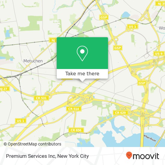 Premium Services Inc map