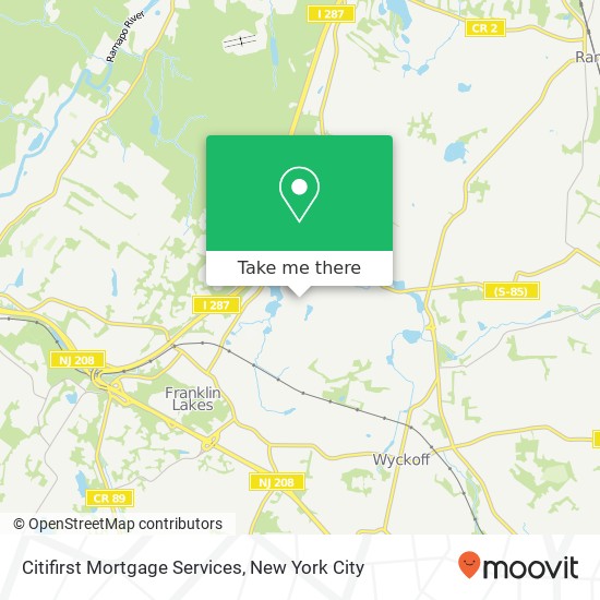 Citifirst Mortgage Services map