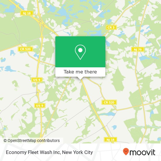 Mapa de Economy Fleet Wash Inc