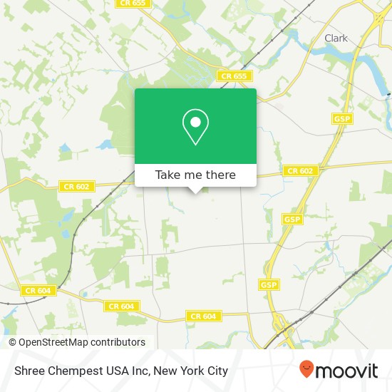 Shree Chempest USA Inc map