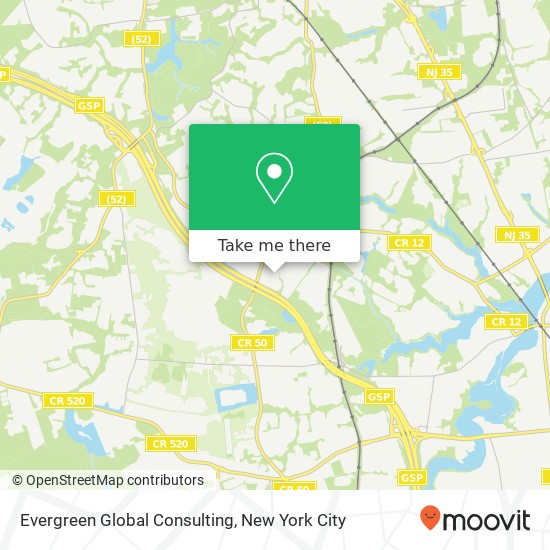 Mapa de Evergreen Global Consulting