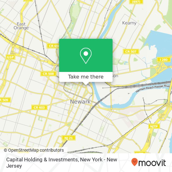 Capital Holding & Investments map