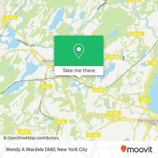 Mapa de Wendy A Wardele DMD