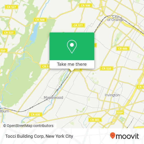 Tocci Building Corp map