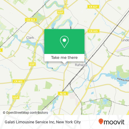 Mapa de Galati Limousine Service Inc