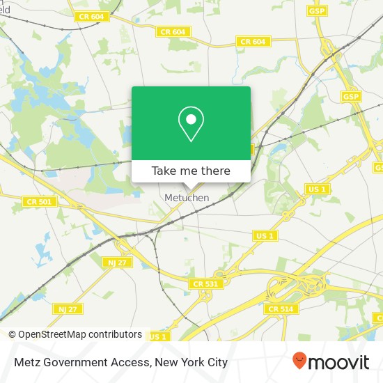 Mapa de Metz Government Access