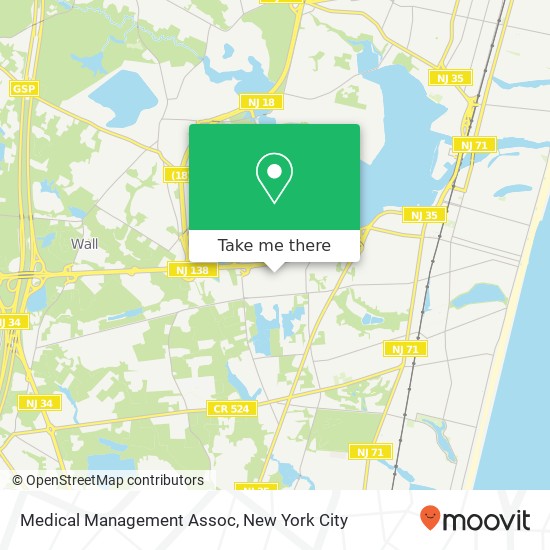 Mapa de Medical Management Assoc