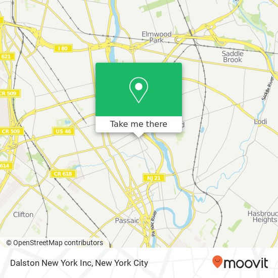 Mapa de Dalston New York Inc