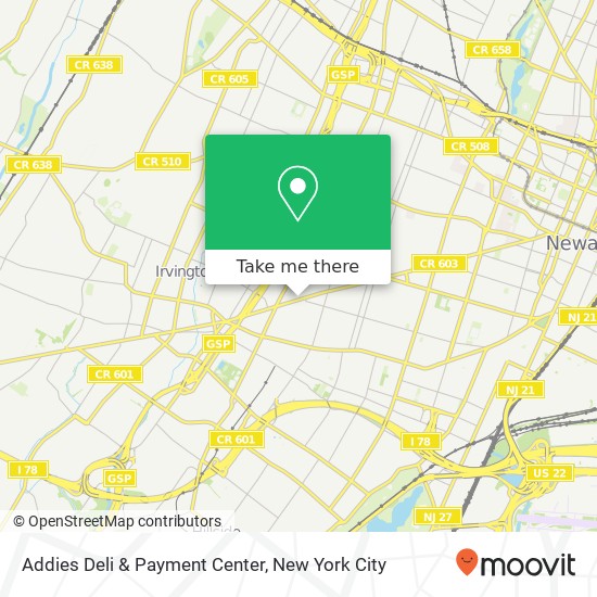 Addies Deli & Payment Center map