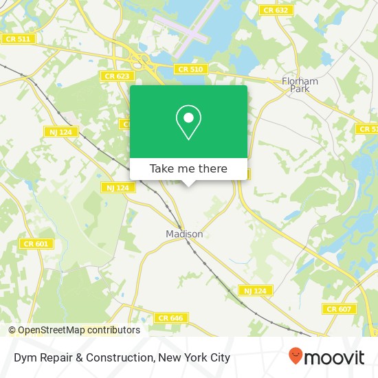 Mapa de Dym Repair & Construction