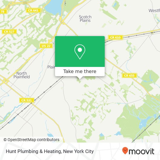 Mapa de Hunt Plumbing & Heating