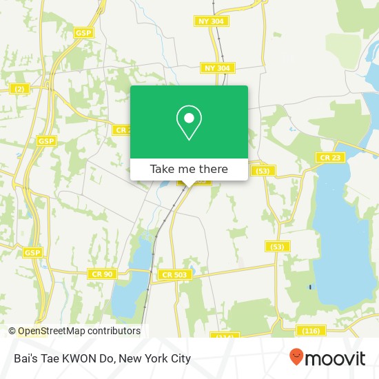 Bai's Tae KWON Do map