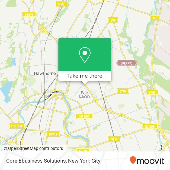 Core Ebusiness Solutions map