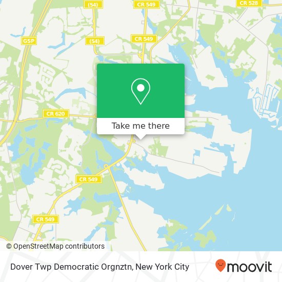 Mapa de Dover Twp Democratic Orgnztn