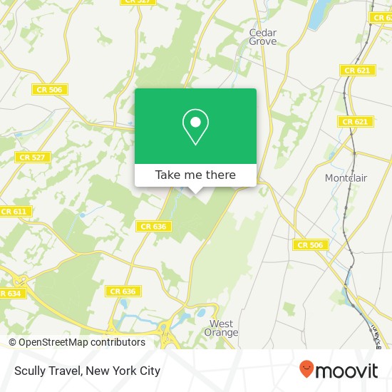 Mapa de Scully Travel